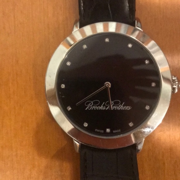 Brooks Brothers Gentleman’s Diamond Dress Watch INCLUDES BOX - Picture 1 of 3